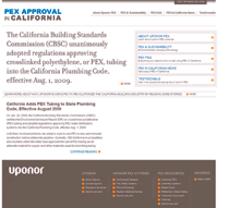 Screenshot: www.CaliforniaPEX.com Website