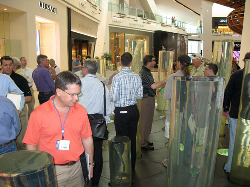 Radiant Cooling Engineering Summit attendees toured the Crystals, the retail and entertainment district at CityCenter in Las Vegas.