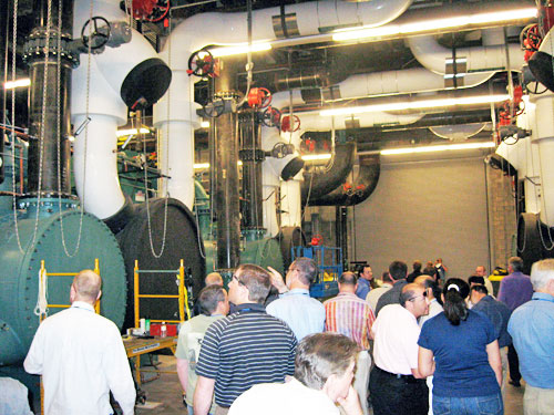 Summit attendees visited the Central Plant at City Center