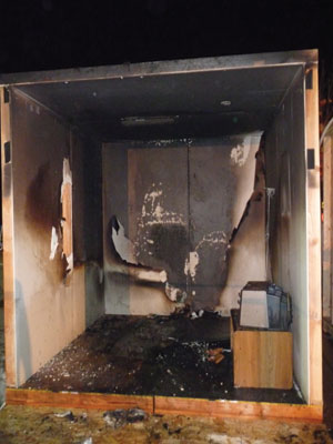 Room with no sprinkler