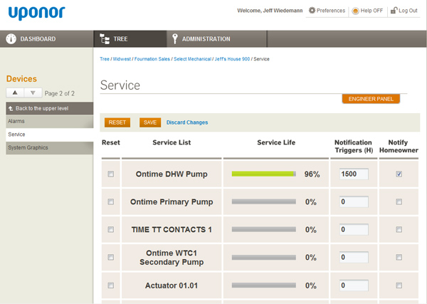 Climate Control Customer Access Site