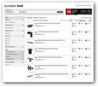 Uponor Parts in Autodesk Seek
