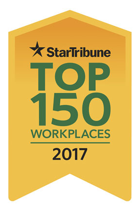 Uponor Star Tribune Top 150 Workplace 2017 Banner