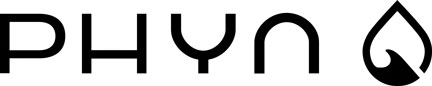 Phyn Logo - horizontal, black